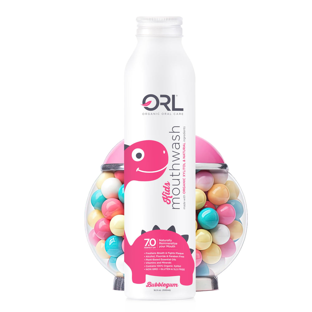 ORL Kids mouthwash aluminum bottle
