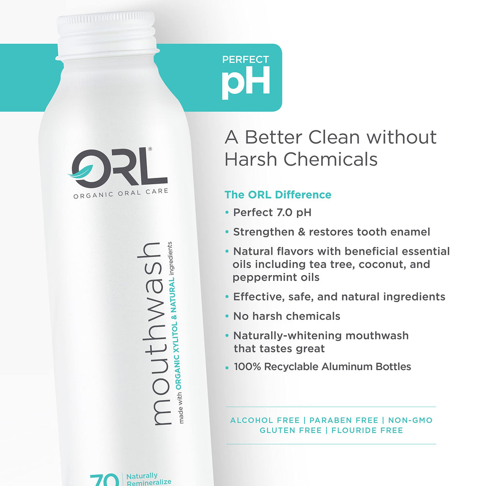 Organic xylitol ingredient used in ORL mouthwash