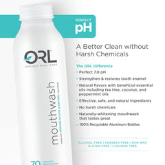 Organic xylitol ingredient used in ORL mouthwash