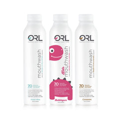 Recyclable and sustainable packaging for ORL mouthwash