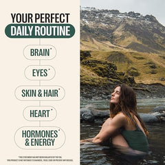 Close-up of Orlo DHA mini burpless softgels