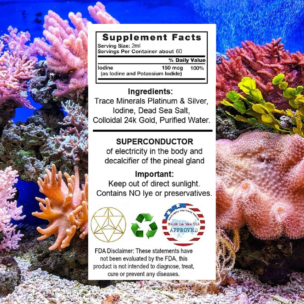 Ormus Ocean Nectar 4oz label