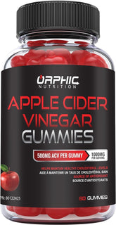 ORPHIC NUTRITION Apple Cider Vinegar Gummies bottle for easy daily digestion support