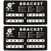 40Pcs Orthodontic Brackets Stainless Steel Holder Kit - box and components