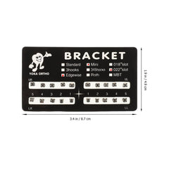 Bracket set for dental clinic use