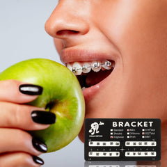 Storage box for orthodontic bracket kit