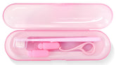 V-shape toothbrush designed for Invisalign cleaning