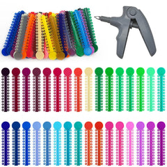 Orthodontic ligature ties kit in box