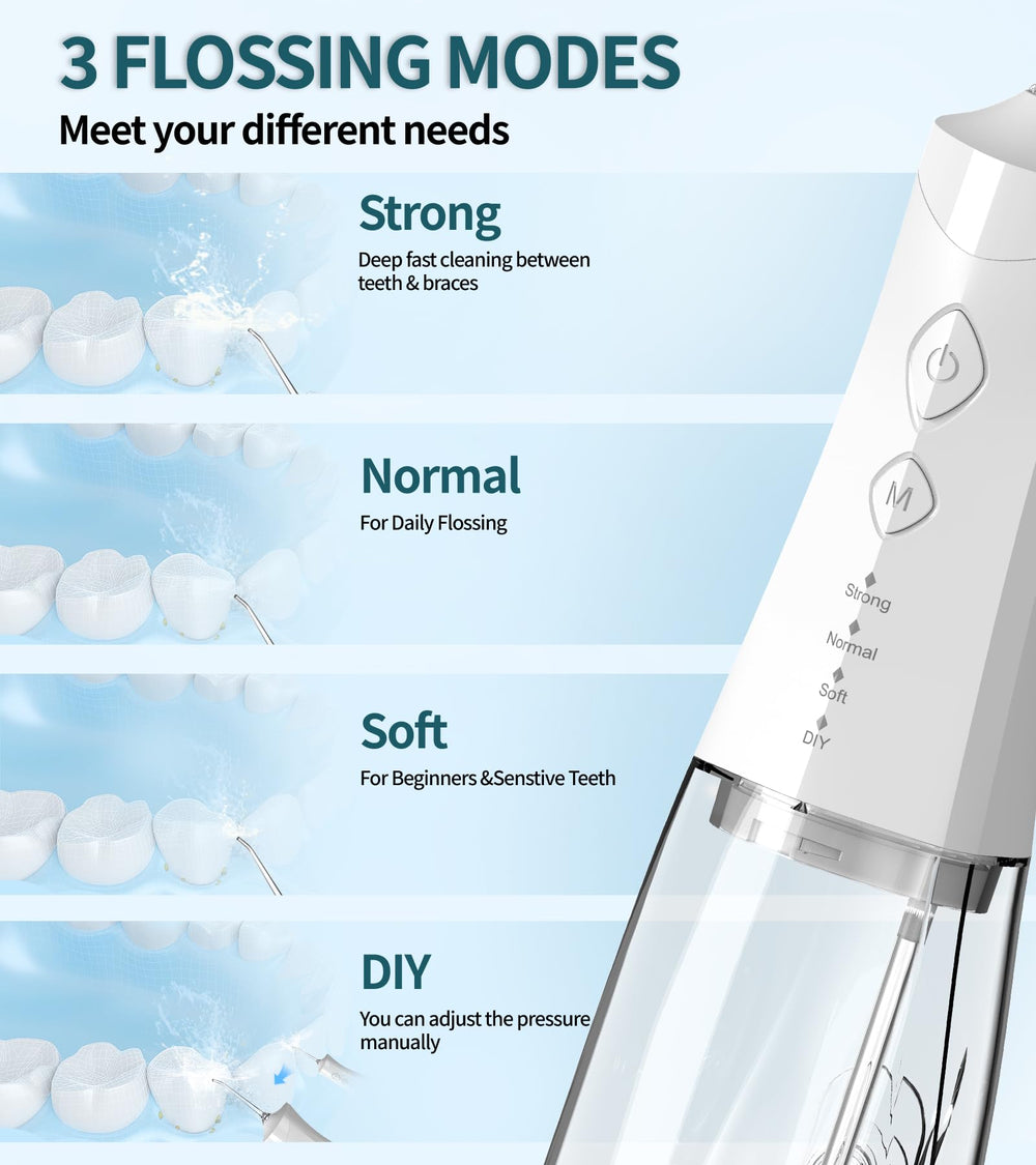 Orthodontic and tongue cleaning nozzles detail