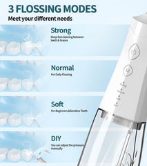 Orthodontic and tongue cleaning nozzles detail