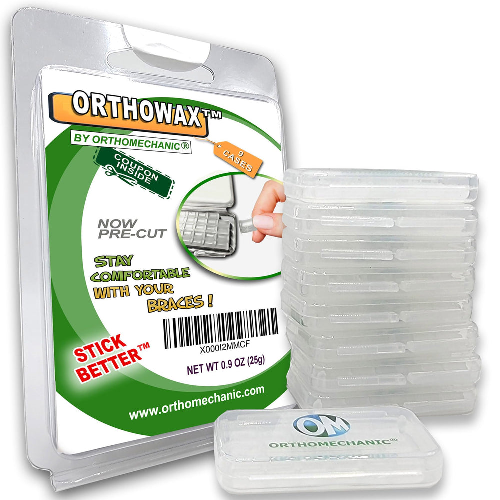 Orthowax pack of 9 in a clear case