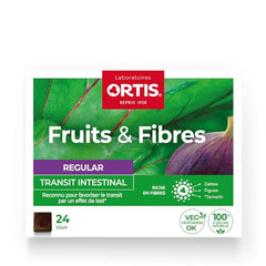 Close-up of Ortis Fruits & Fibres Regular 24 Cubes