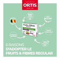 Healthy snack option Ortis Fruits & Fibres 24 Cubes