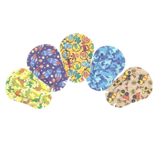 Ortopad Bamboo Boys Eye Patches Blue Camo - Back View