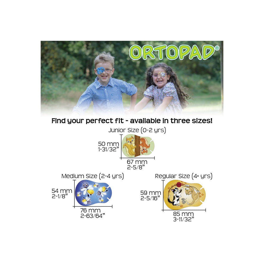 Light-protection inlay on Ortopad bamboo patches