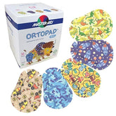 Ortopad Bamboo Boys Eye Patch Blue Camo Pack - front view