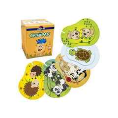 Ortopad Bamboo Fun Pack Hedgehog design eye patches box image