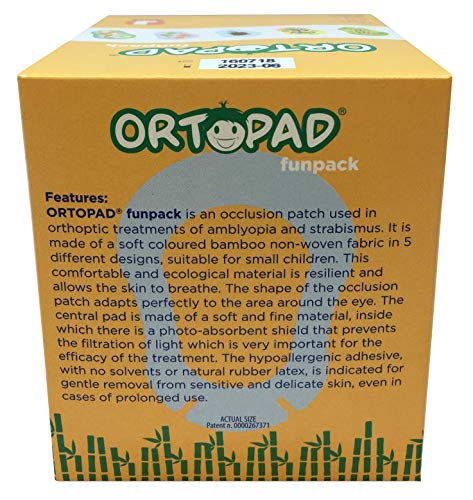 Five designs in Ortopad Bamboo Fun Pack Hedgehog imagery