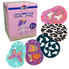 Ortopad Bamboo Girls Eye Patches – Owls design (Junior size, 0-2 yrs)
