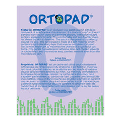 Ortopad Orthoptic Eye Patches Made in Italy packaging and logo