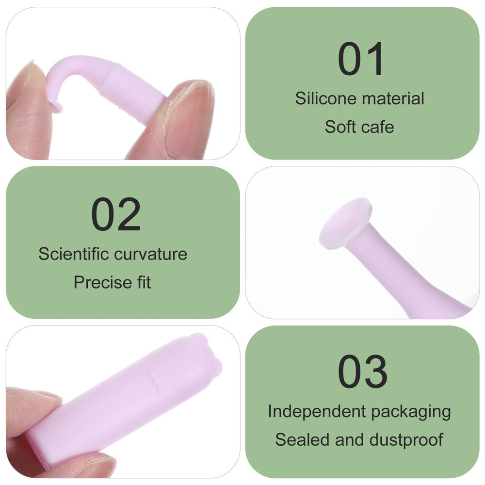 Oruola 5pcs Soft Contact Lens Remover Tool set – green color