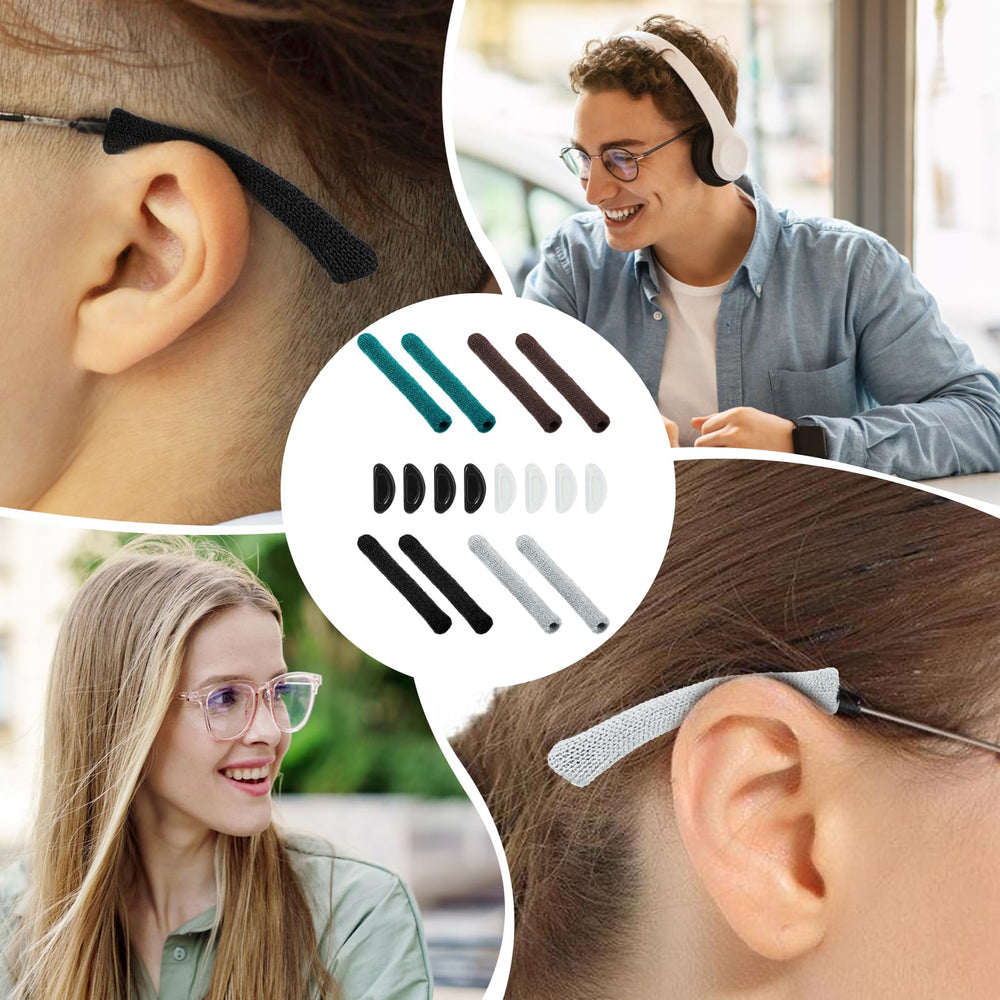 Close-up of nose pads and ear cushions set