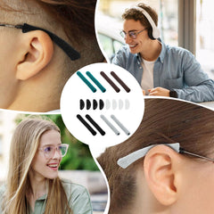 Close-up of nose pads and ear cushions set