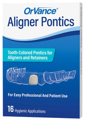 OrVance Aligner Pontics original medium shade 16-count package