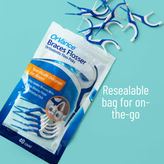 OrVance Braces Flosser product shot designed for braces