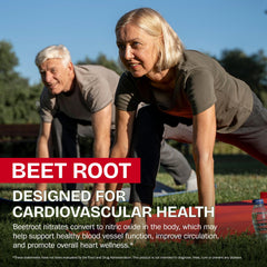 O.SECERT Beet Root Capsules 60-count bottle signals long-lasting energy support.