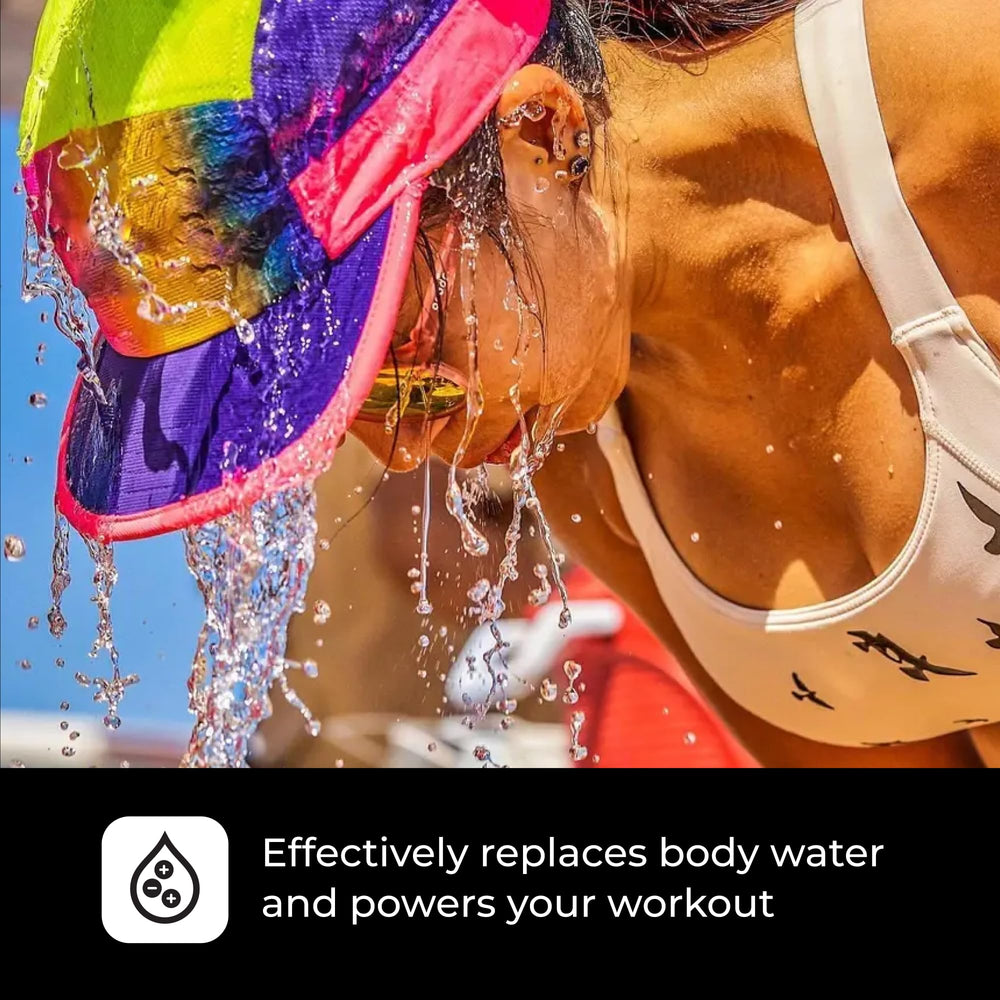 Osmo Active Hydration athlete in workout scene suggests endurance support.