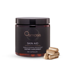 OSMOSIS Skin Aid Daily Supplement bottle on white background