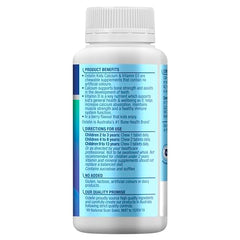 Close-up of Ostelin Berry-flavored chewable tablet