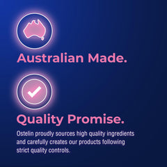 Nutritional information panel on Ostelin Kids bottle