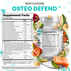 Herbs like red clover, nettle and basil in Osteo Defend