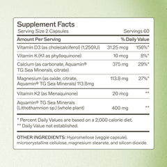 Calcium with sea minerals for bone health - Osteodura bottle