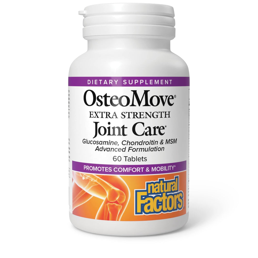 Natural Factors OsteoMove Joint Care bottle label on white background