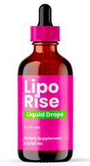 OTR LABS Liporise Drops bottle front view for easy daily wellness routine.