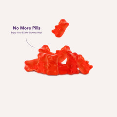 Ingredient/ingredient graph for B2 400mg gummies