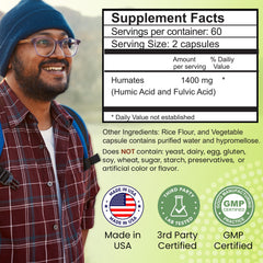 USA-made badge on supplement packaging