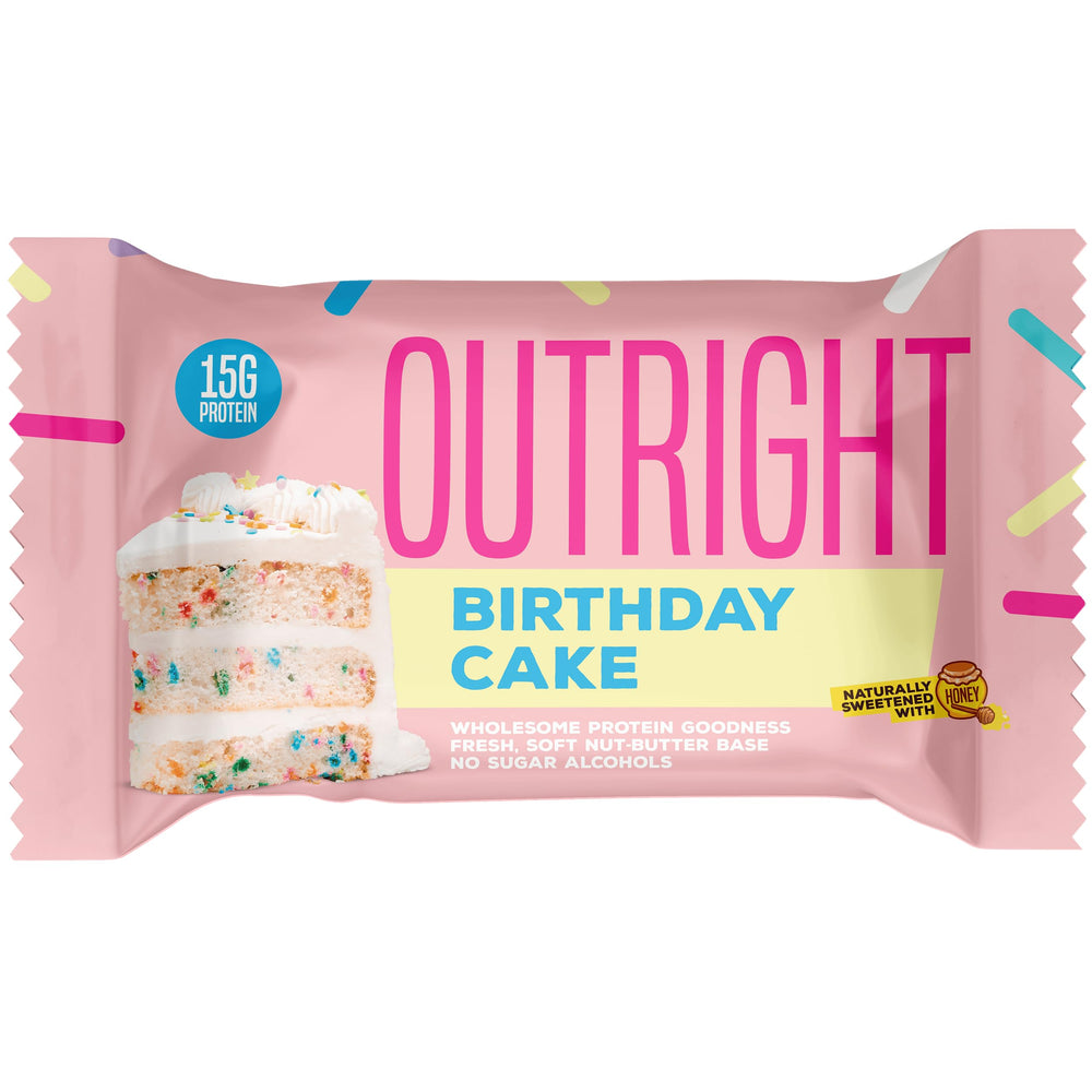 Nutrition facts panel for Outright Bars