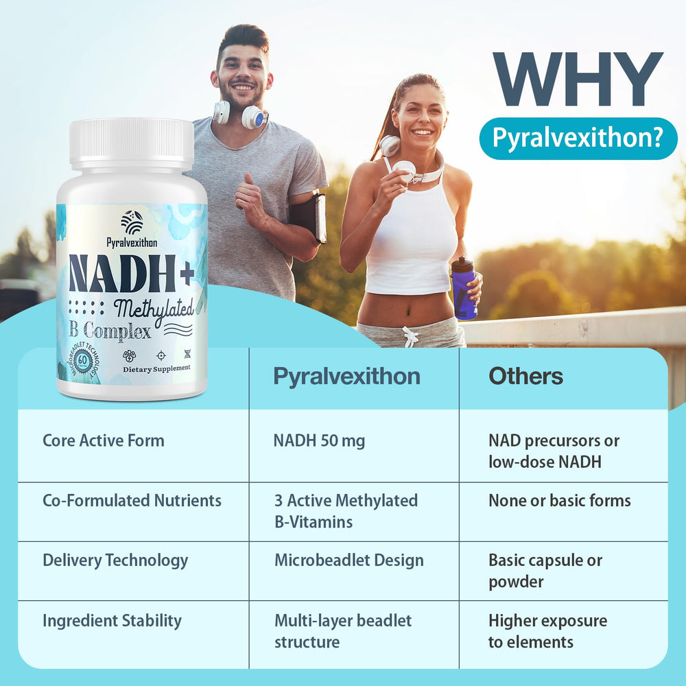 Lifestyle image depicting overall wellness with NADH supplement
