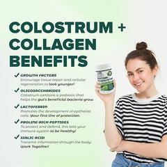 Packshot of OVIDA Premium Bovine Colostrum & Collagen Peptides 300g