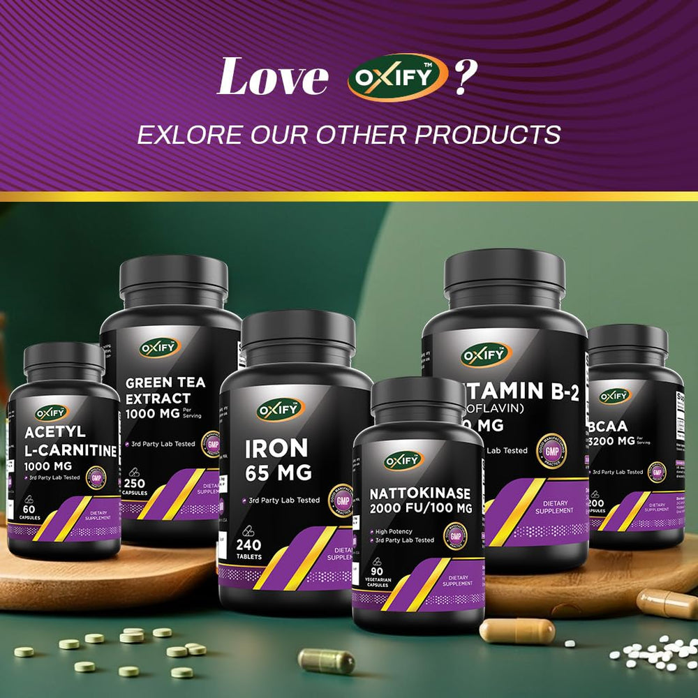 Hero image showing clean formula packaging for Oxify