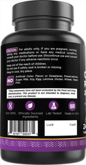 Nutrition facts panel of Oxify Chromium Picolinate