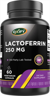 Oxify Lactoferrin 250 mg bottle