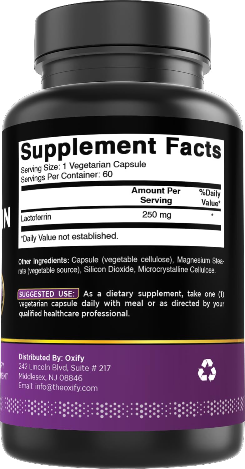 GMP-certified facility manufacturing Oxify Lactoferrin