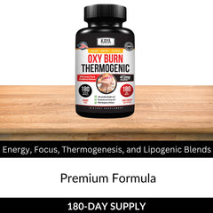 Person exercising with Kaya Naturals Oxy Burn in the scene