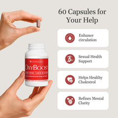 Usage chart showing recommended dosage for OxyBoost