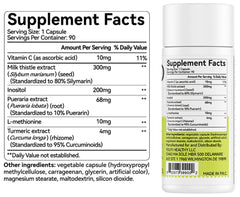 Milk thistle extract capsules close-up